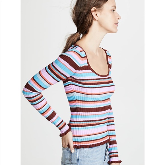 Cinq à Sept striped Estella top - Picture 6 of 8